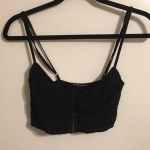 Brandy Melville black crop top